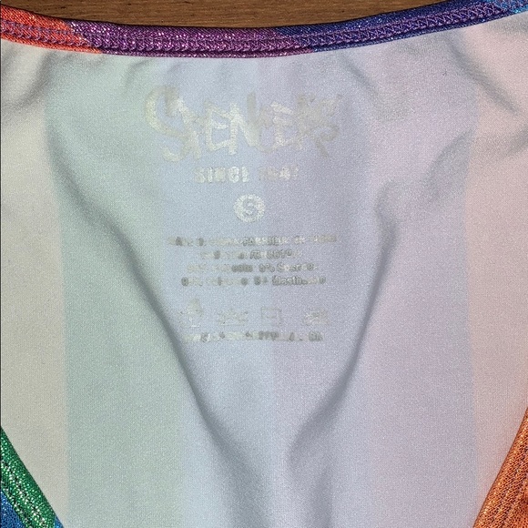 Colourful spandex bodysuit - Picture 3 of 5